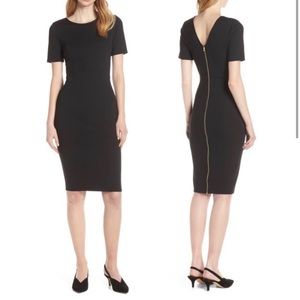Ali & Jay Zip Back Sheath Dress in Black